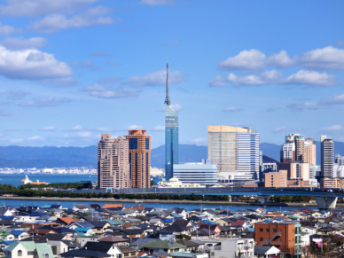 デートスポットとしても人気の福岡タワー