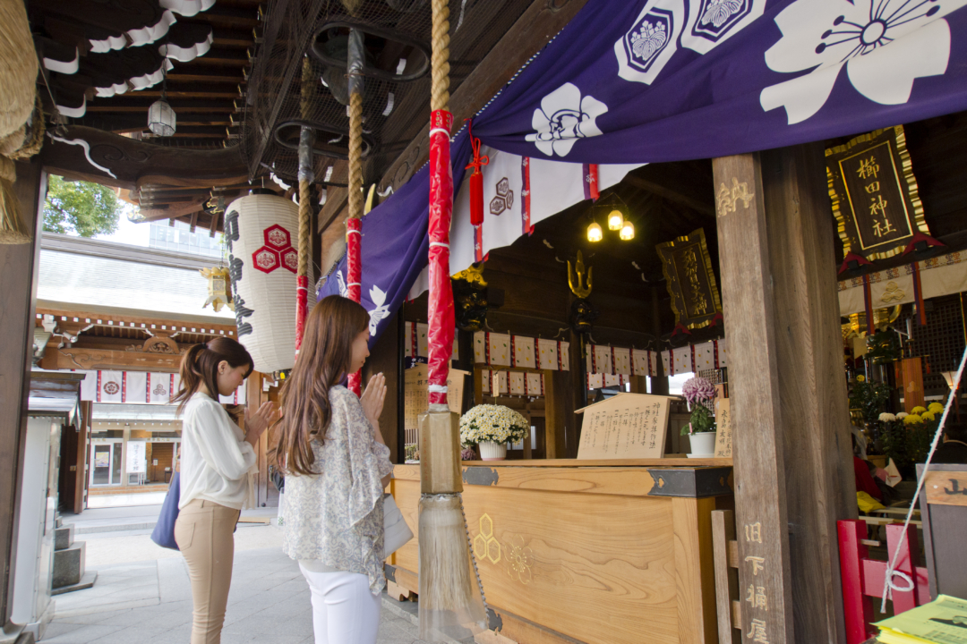 櫛田神社にお参り