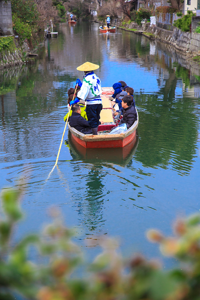 福岡県柳川市「水郷柳川」かつての城下町で、川下りを楽しみ鰻を食す