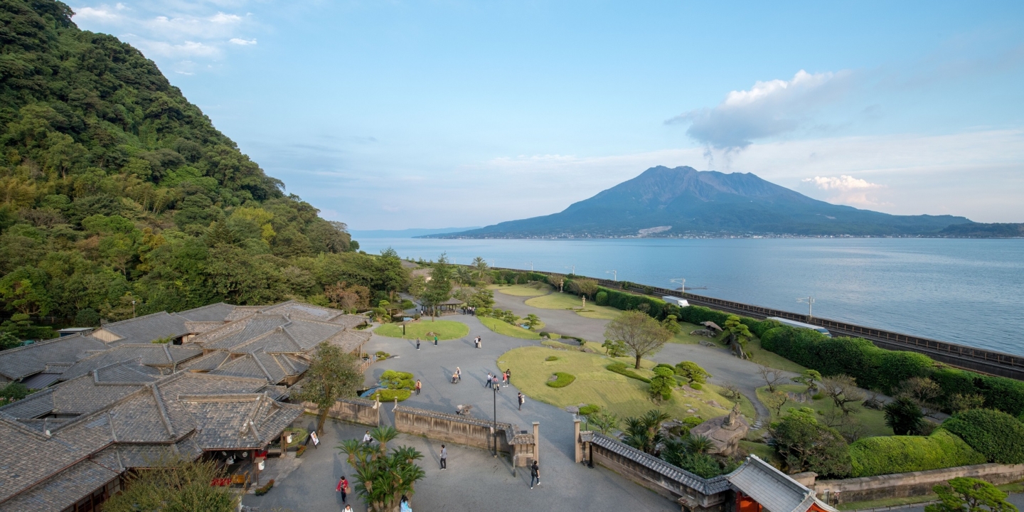 鹿児島県 名勝「仙巌園」 美しい庭園やお屋敷の中で、日本の歴史と伝統