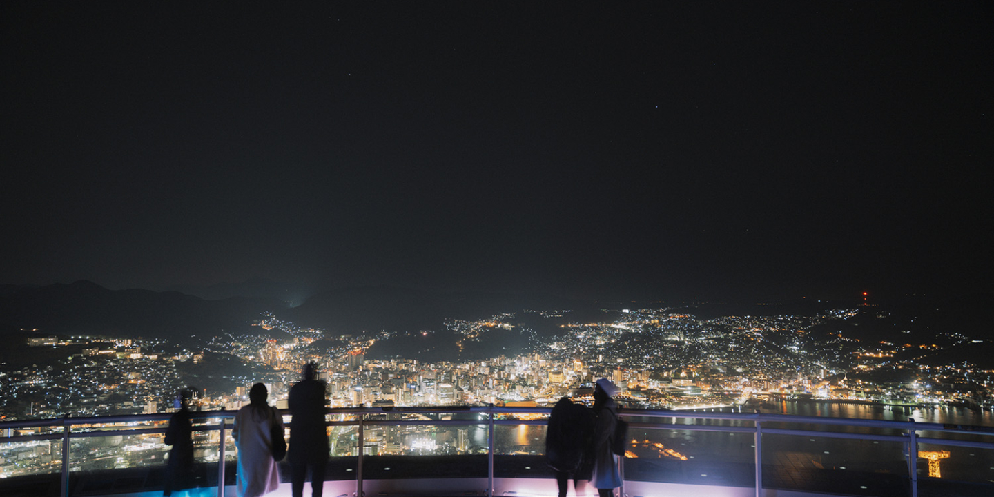 稲佐山展望台からの1000万ドルの夜景