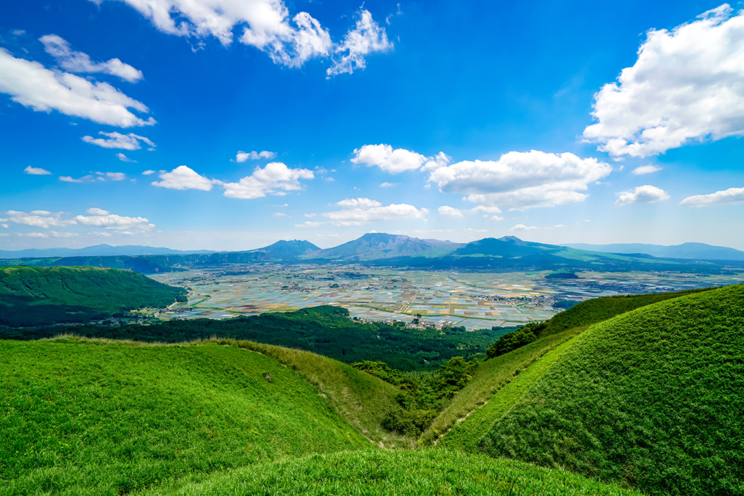 大観峰　阿蘇五岳