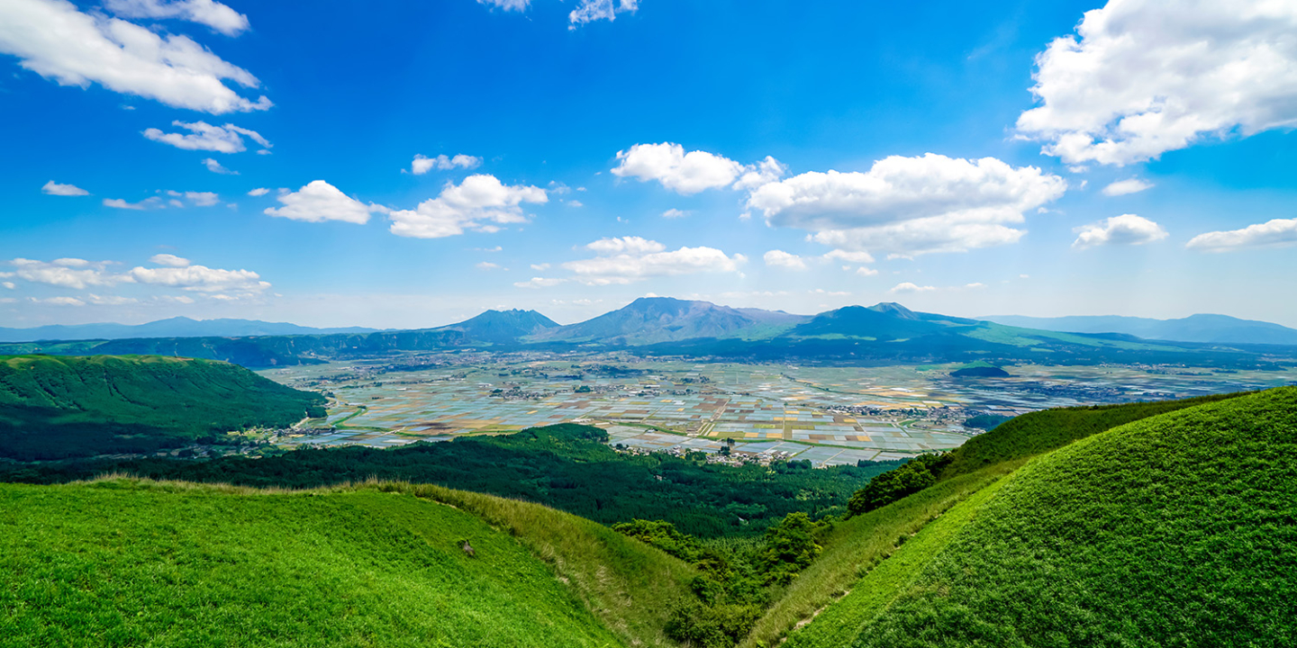 大観峰　阿蘇五岳