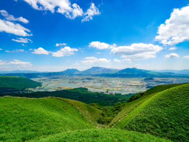 大観峰　阿蘇五岳