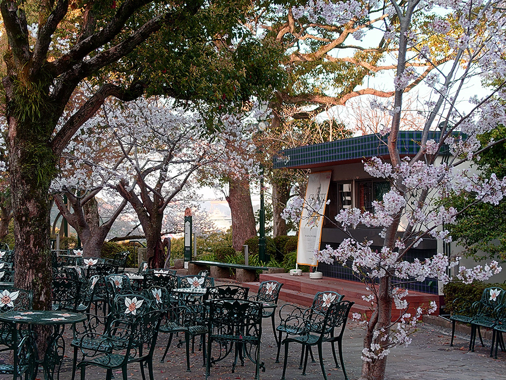 桜のグラバー園