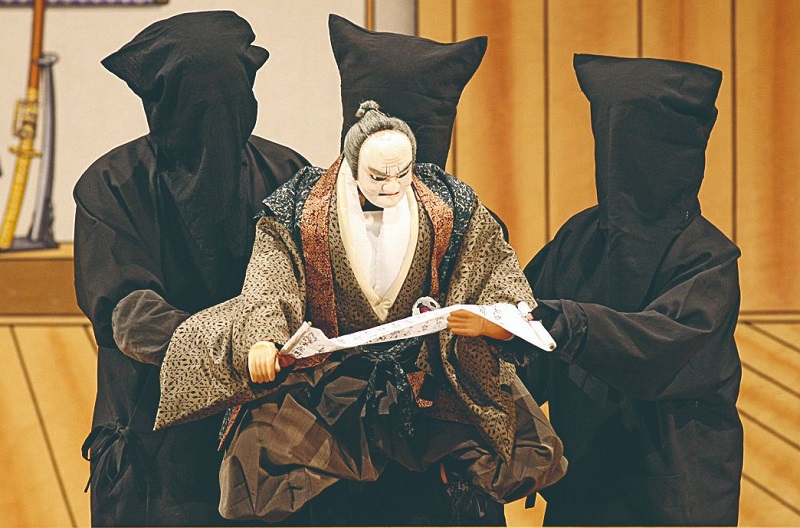 清和文楽館の人形浄瑠璃