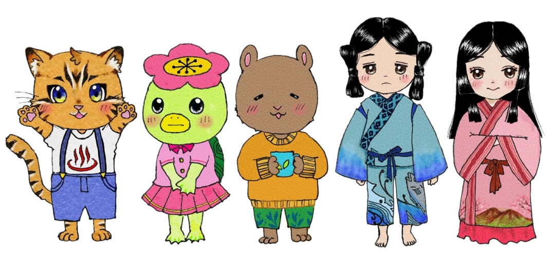 EnjoyKyushuサイトのマスコットキャラクター登場!