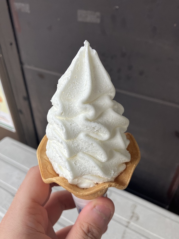 道の駅阿蘇のソフトクリーム
