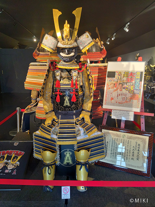 Angels大谷翔平選手にちなんだ甲冑